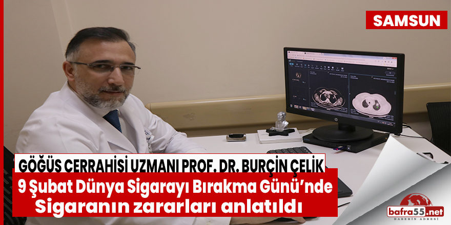 Samsun'da sigaranın zararları anlatıldı