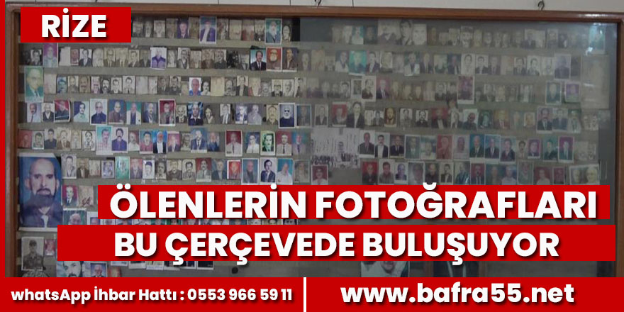 Ölenlerin fotoğrafı 40 yıldır bu çay ocağında toplanıyor