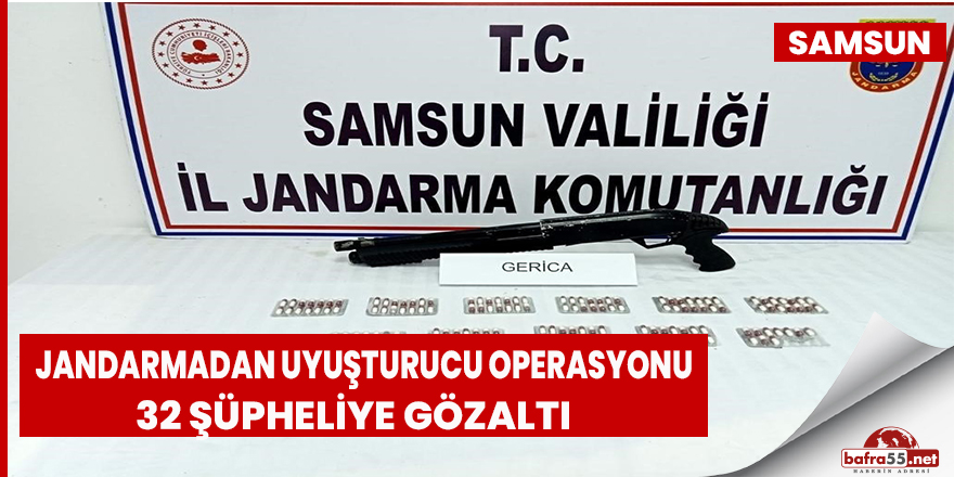 Jandarmadan uyuşturucu operasyonu