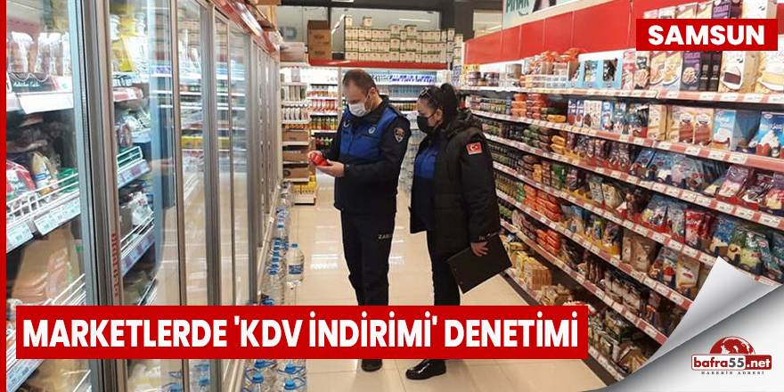 Marketlerde 'KDV indirimi' denetimi