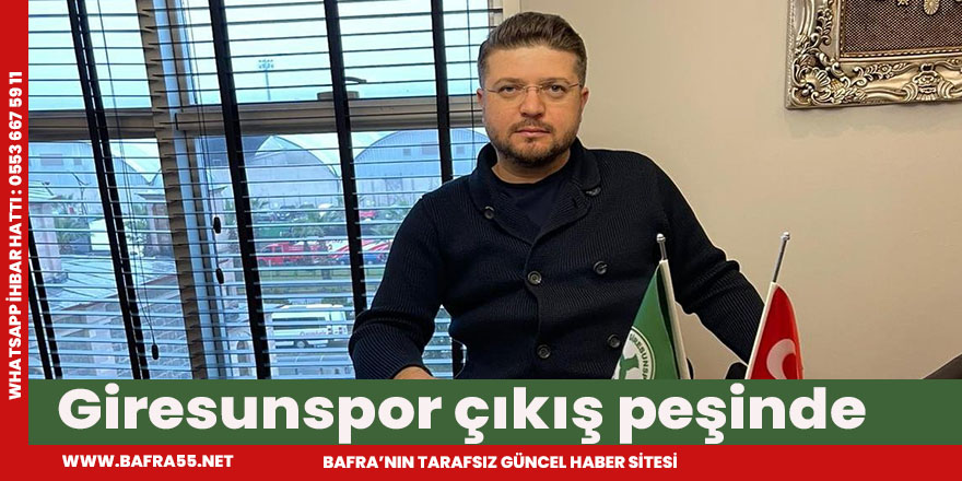 Giresunspor çıkış peşinde