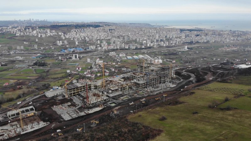 Samsun Şehir Hastanesi'nin yüzde 20'si tamamlandı