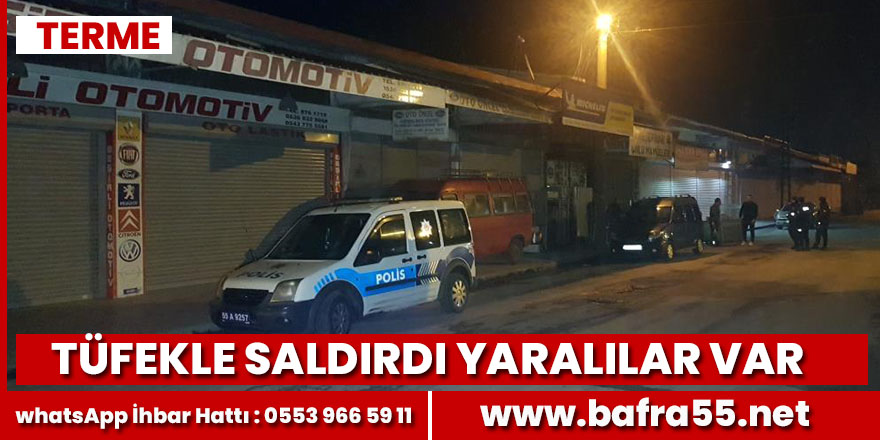 Samsun’da tüfekli saldırı: 1’i ağır 2 yaralı