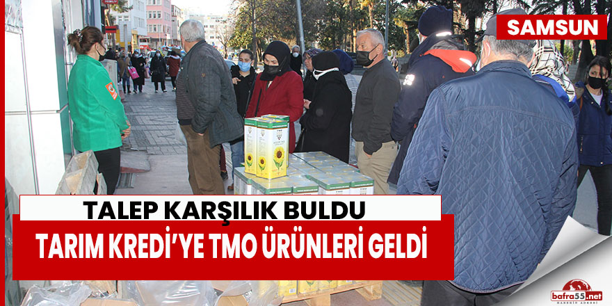 Tarım Kredi’ye TMO ürünleri geldi