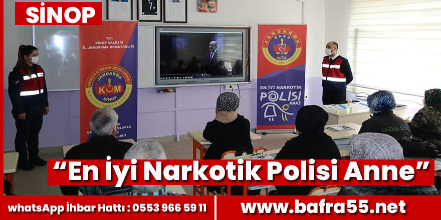 Türkeli’de “En İyi Narkotik Polisi Anne” eğitimi