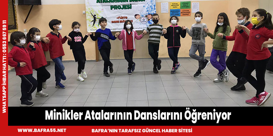 Minikler Atalarının Danslarını Öğreniyor