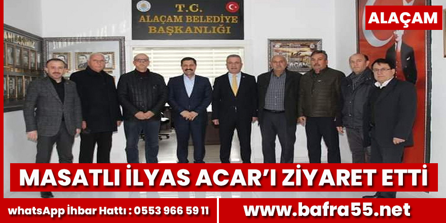 Amasya Valisi Mustafa  Masatlı İlyas Acar’ı Ziyaret Etti
