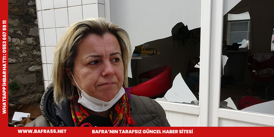 Sinop'ta deponun camlarını kırıp hırsızlık yaptılar