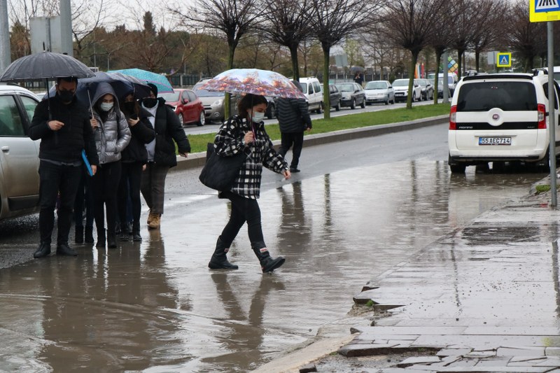 Samsun'da sağanak