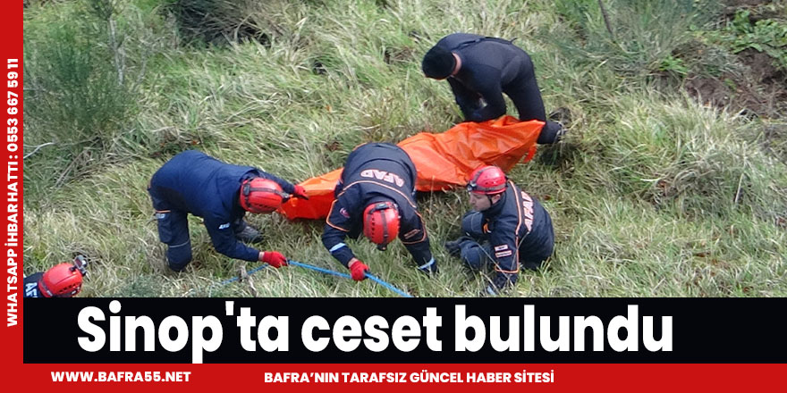 Sinop'ta ceset bulundu