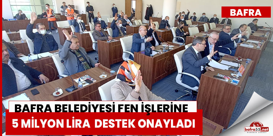 Fen İşlerine 5 Milyon Lira Destek Onaylandı