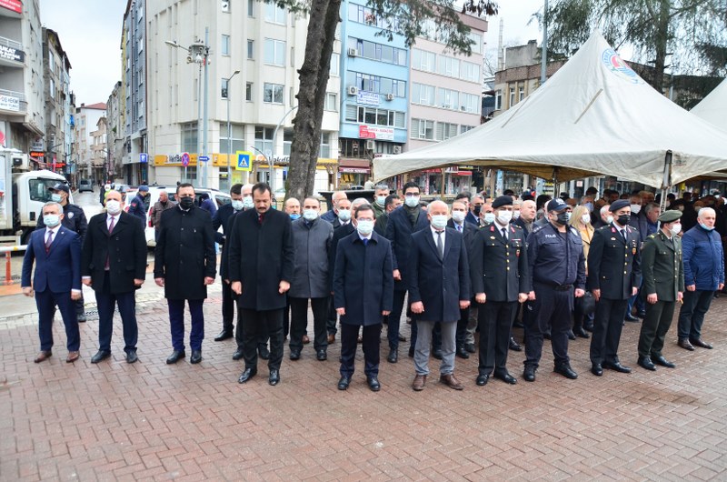 Terme'de 18 Mart töreni