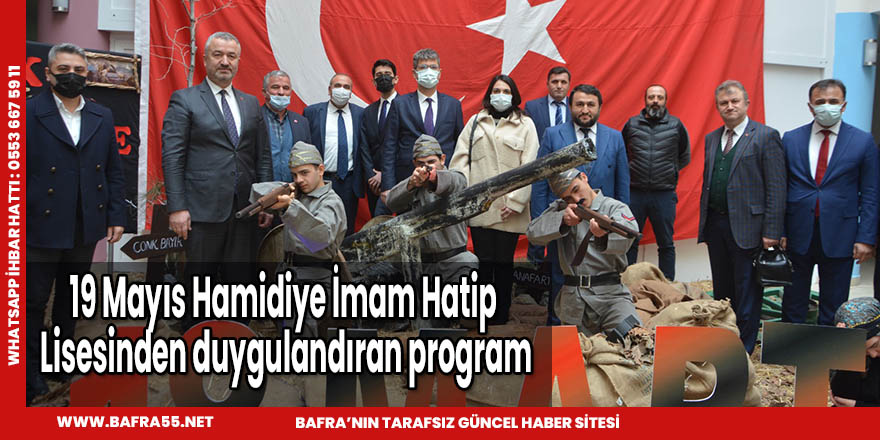 19 Mayıs Hamidiye İmam Hatip Lisesinden duygulandıran program