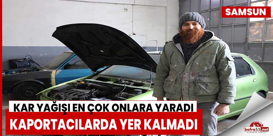 Buzlanmada trafik kazaları arttı, kaportacılarda yer kalmadı