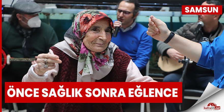 huzurevi sakinlerine önce aşı, sonra müzikli eğlence