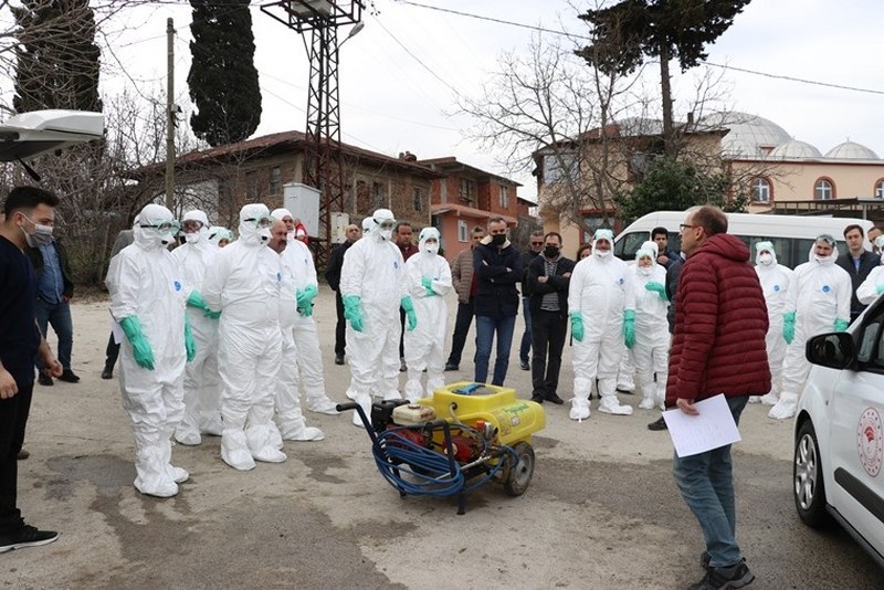 Kuş gribi tatbikat eğitimi yapıldı