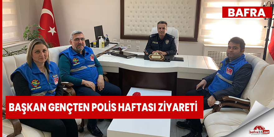 Başkan Gençten Polis Haftası Ziyareti