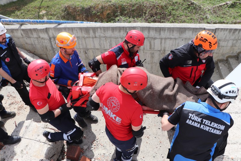 Samsun tarihinin en büyük tatbikatı: Ladik depremi prova edildi