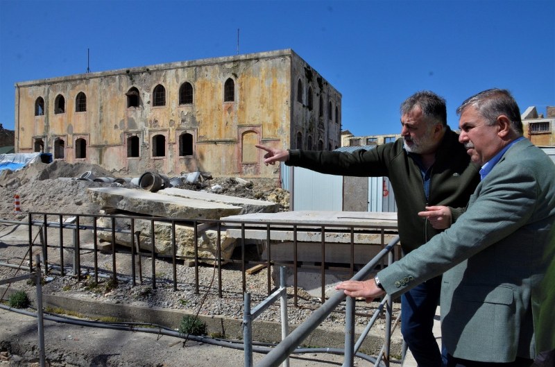 Sinop'ta meydan ve cezaevi restorasyon çalışmaları
