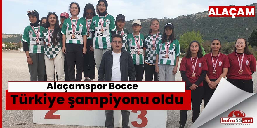 Alaçamspor Bocce Türkiye şampiyonu oldu