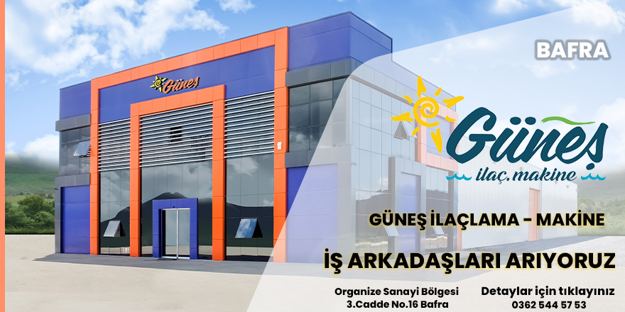 Güneş İlaçlama- Makina'ya İş Arkadaşları ARIYORUZ