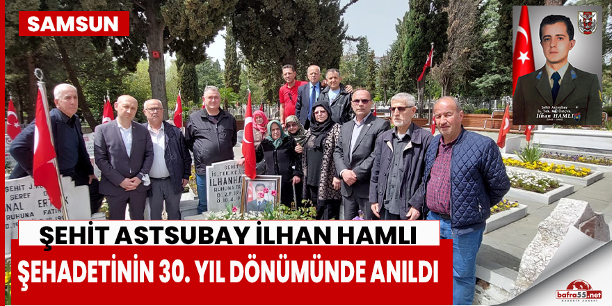 Şehit Astsubay şehadetinin 30. yıl dönümünde anıldı