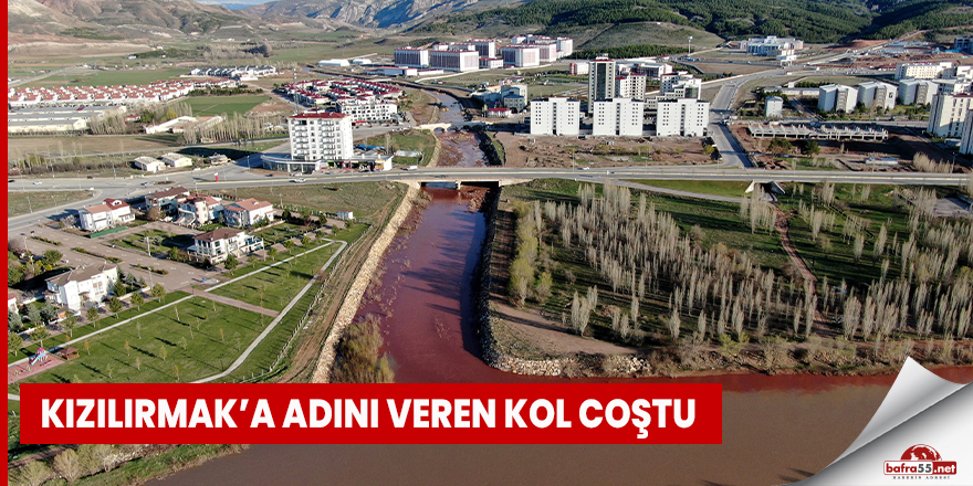 Kızılırmak’a adını veren kol coştu