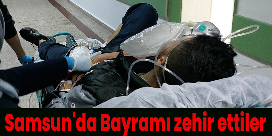 Samsun'da Bayramı zehir ettiler