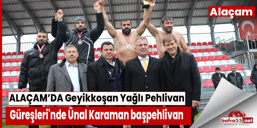 Geyikkoşan Yağlı Pehlivan Güreşleri'nde Ünal Karaman başpehlivan