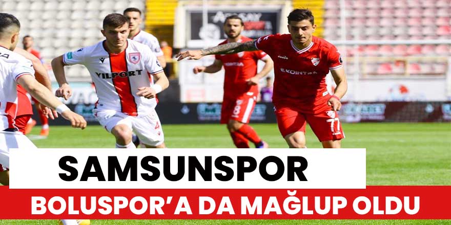 Samsunspor yine gülemedi