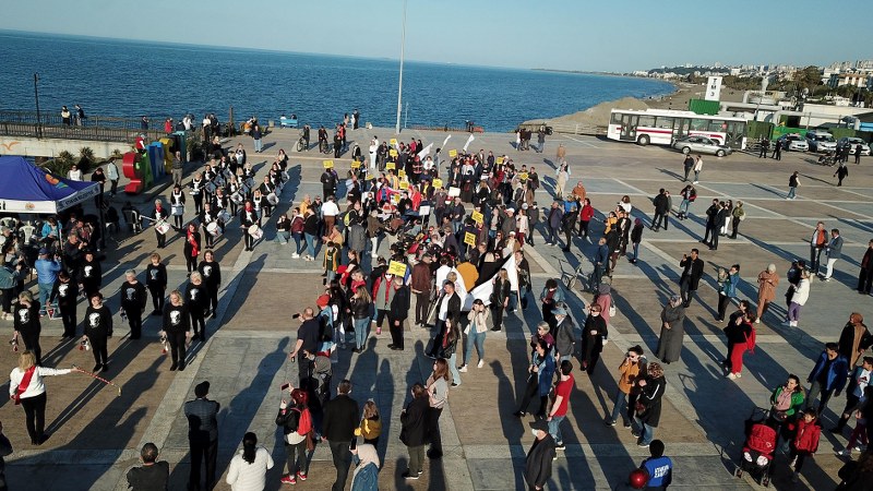 Atakum'da engelliler için farkındalık yürüyüşü