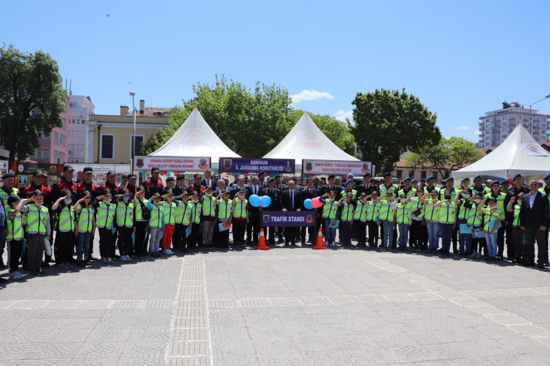 Samsun’da geniş katılımlı Trafik Haftası etkinliği