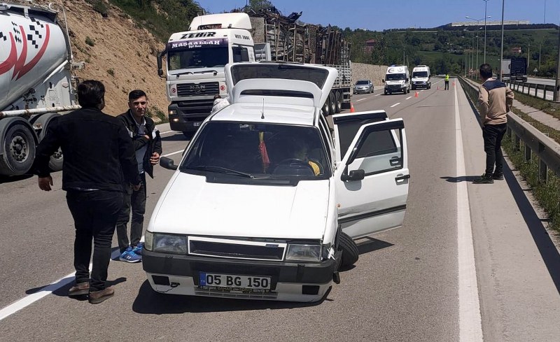 Samsun'da trafik kazası