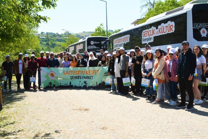 Üniversite öğrencileri Samsun’u keşfediyor