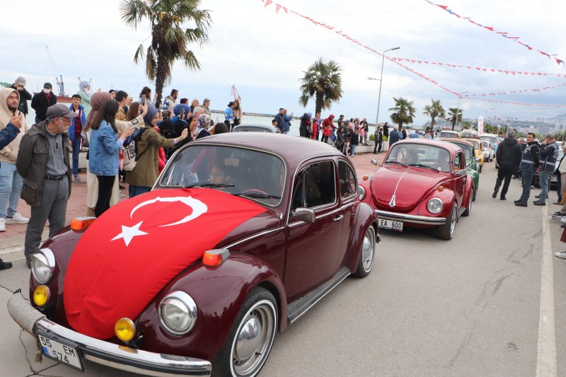 Samsun’da vosvos konvoyu