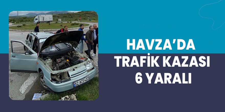 Havza'da Trafik Kazası