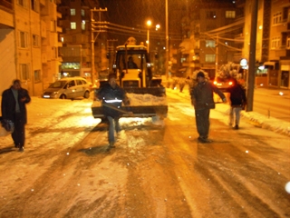 Bafra Belediyesi Kışa hazır