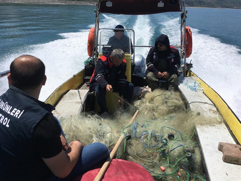 Sinop’ta yasaklı dönemde sazan avcılarına 43 bin TL para cezası