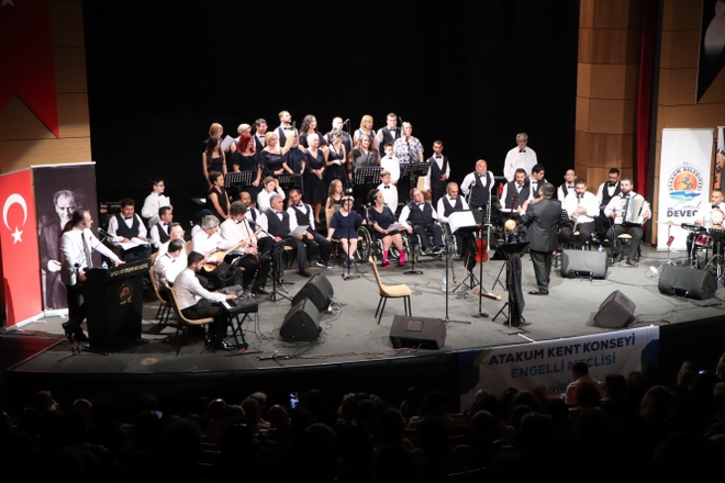 Samsun'da Engelli Meclisi korosundan unutulmaz konser