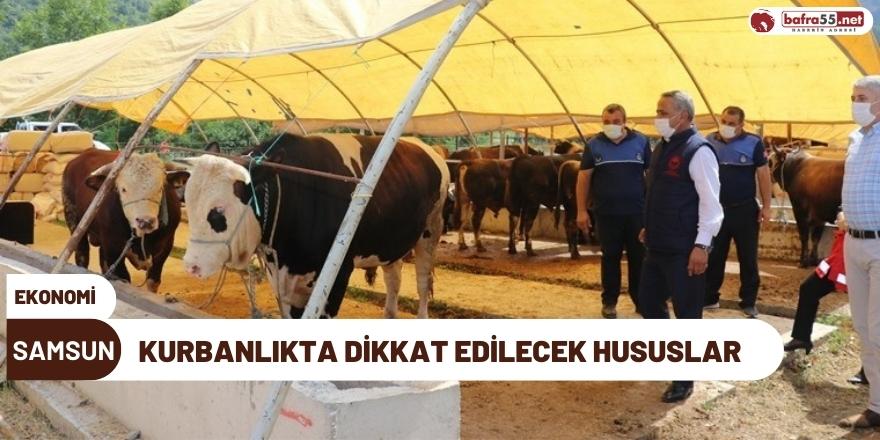 Kurbanlıkta dikkat edilecek hususlar