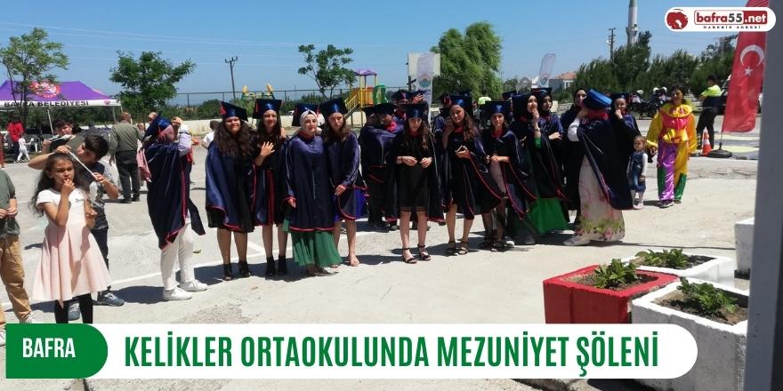 Kelikler Ortaokulunda Mezuniyet Şöleni