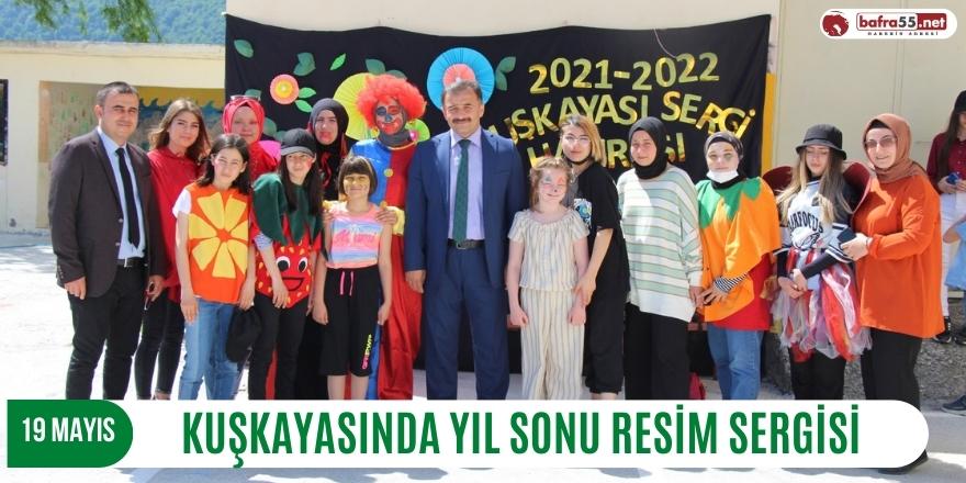 KUŞKAYASINDA YIL SONU RESİM SERGİSİ