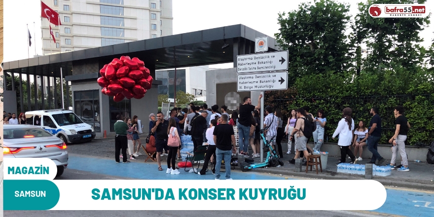 Samsun'da Konser Kuyruğu