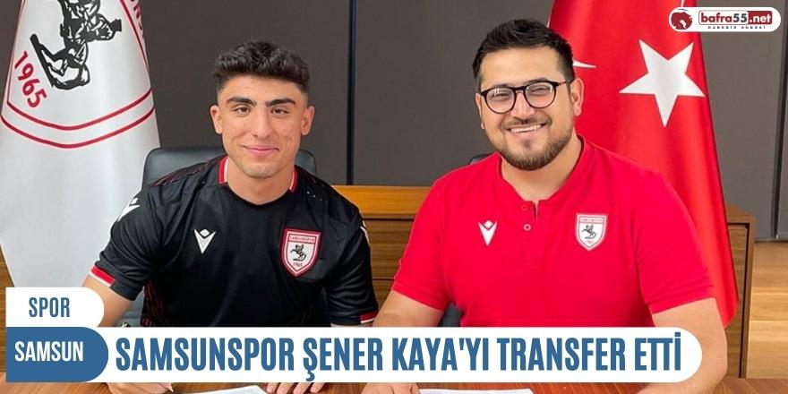 Samsunspor Şener Kaya’yı transfer etti