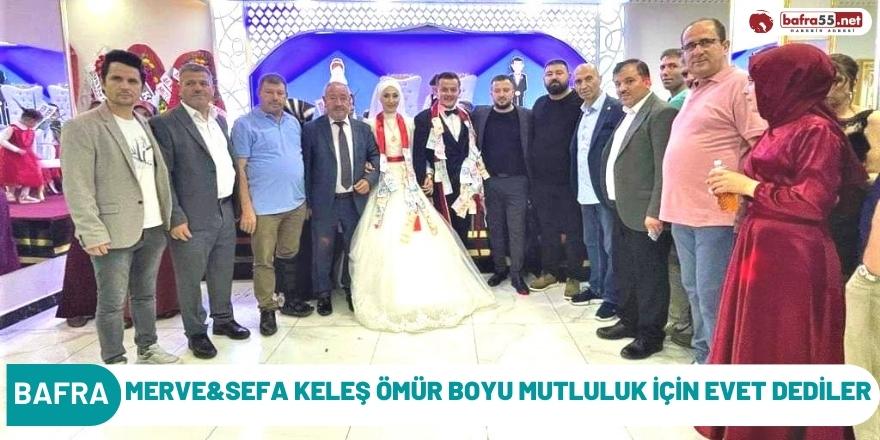 MERVE&SEFA KELEŞ ÖMÜR BOYU MUTLULUK İÇİN EVET DEDİLER