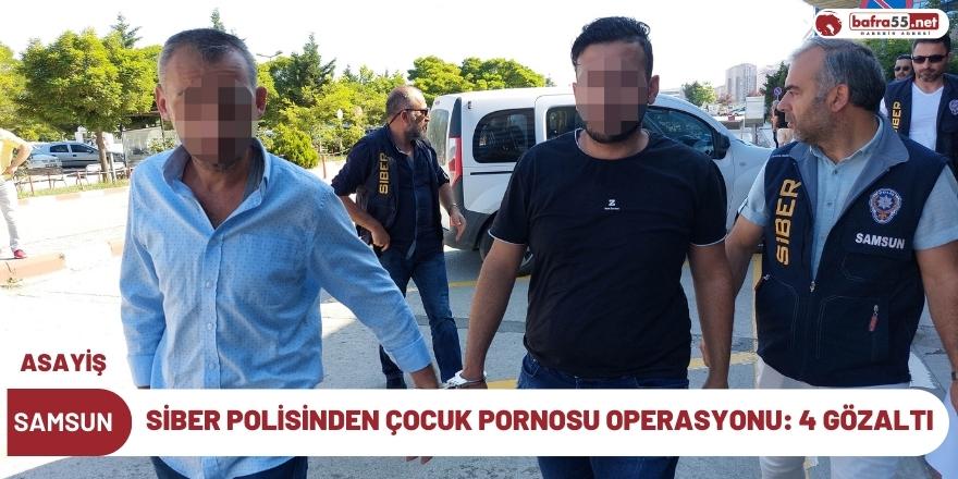 Siber polisinden çocuk pornosu operasyonu: 4 gözaltı