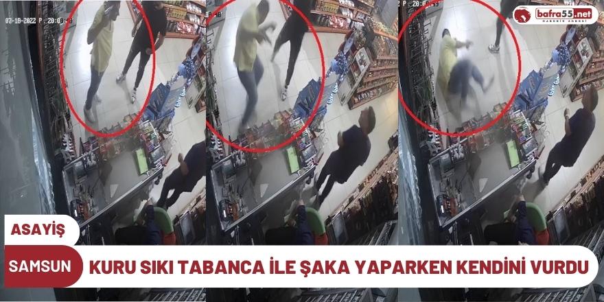 Kuru Sıkı Tabanca İle Şaka Yaparken Kendini Vurdu