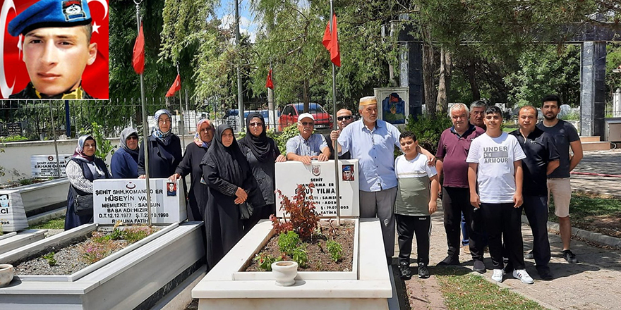 Şehit Erkut Yılmaz şehadetinin 17. yılında kabri başında anıldı