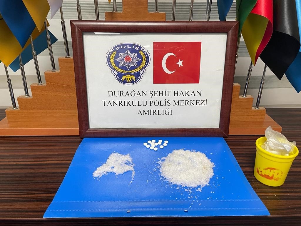 Sinop'ta uyuşturucudan aranan şahıs uyuşturucuyla yakalandı
