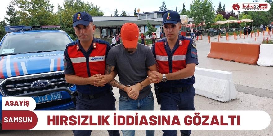 Samsun'da hırsızlık iddiasına gözaltı